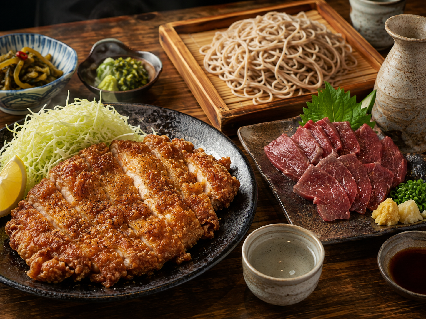 嚴選信州蕎麥或山賊燒風味料理